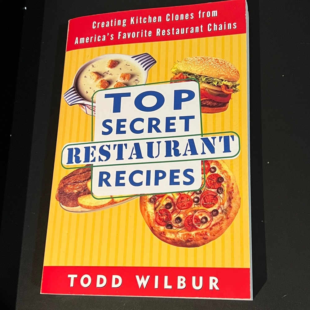 Top Secret Restaurant Recipes Cookbook First Edition 1997 322 Pages EUC